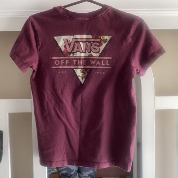 Vans floral tee Sz S - Picture 2 of 4